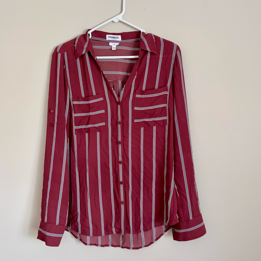 Express stripes button down